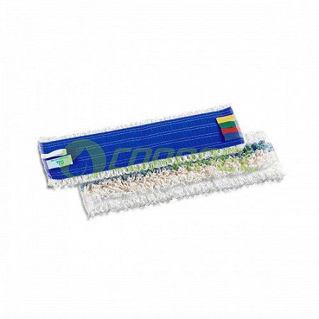 Refil Velcro misto - microfibra, poliéster e algodão p/ limpeza de ambientes 30cm TTS ref. 00000158