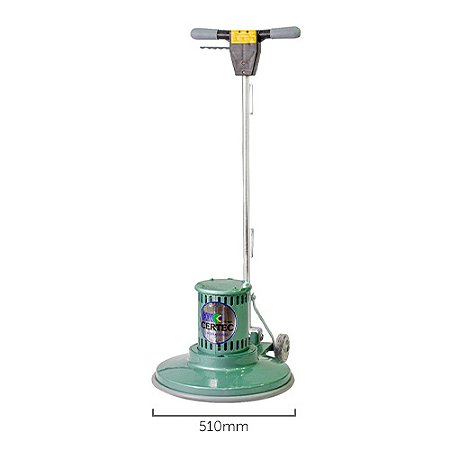 Enceradeira p/ lavagem de pisos, remoção de ceras e lustrar pisos 510mm Bivolt Certec ref. GL510