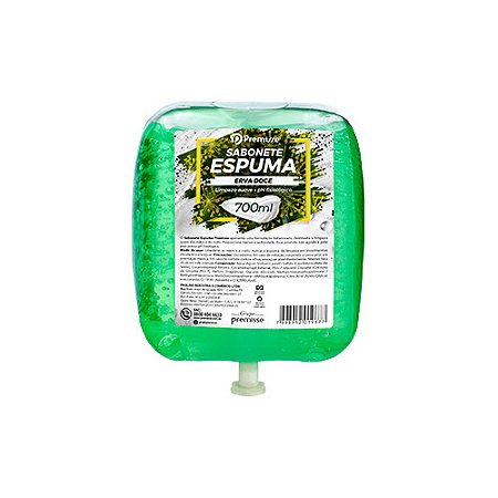 Refil Sabonete Espuma p/ mãos e corpo  Erva Doce 700ml Premisse