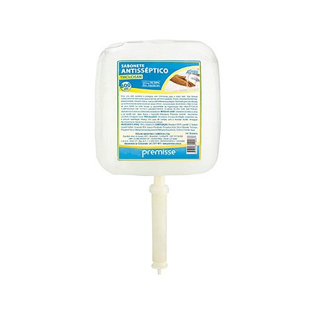 Refil Sabonete Líquido Anti-séptico p/mãos Triclosan 800ml Premisse