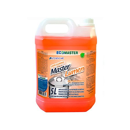 Cozinha Ecomaster Lumen Detergente Desincrustante p/ remoção de inscrustações em Alumínio 5L