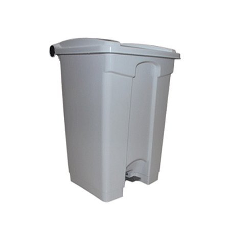 Lixeira 50L Cinza c/ pedal Galvanizado Quadrada 62cm x 41,5cm x 41cm Belosch ref.B2PRA-0050