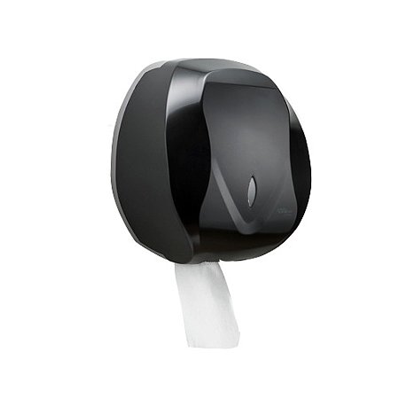 Dispenser Plástico Preto p/ Papel Higiênico Rolão Premisse Velox