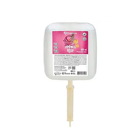Refil Sabonete Líquido p/ corpo e mãos Vegano Pimenta Rosa 800ml Premisse