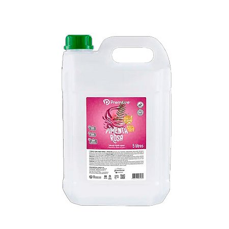 Sabonete Líquido p/ mãos e corpo Vegano Pimenta Rosa 5L Premisse