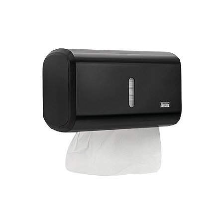 Dispenser Plástico Preto p/ Papel Toalha Premisse Compacto Urban