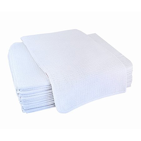Pano de Chão Alvejado Duplo p/ Limpeza  100% Algodão 50x80cm  135gr- Flabom - Ref. 507