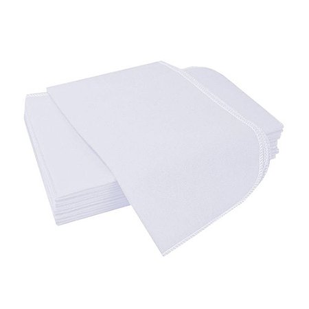 Flanela Branca p/ Limpeza  100% Algodão 28x38cm 15gr - Flabom - Ref. 57