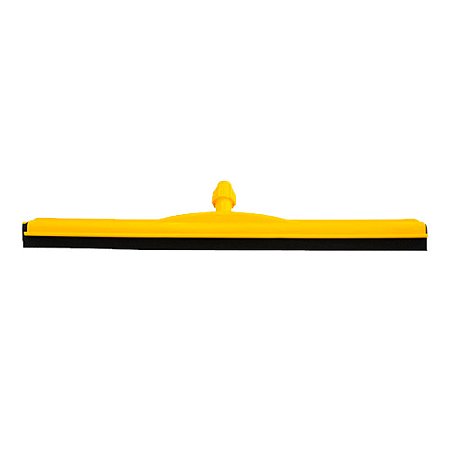 Rodo Dry Plástico c/Rosca  s/Cabo c/Borracha Dupla 65cm Amarelo Copapel Ref. 2431