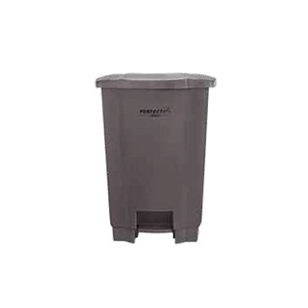 Lixeira 100L Ciinza c/pedal Med. 50x49x84cm Perfect Ref. 972961