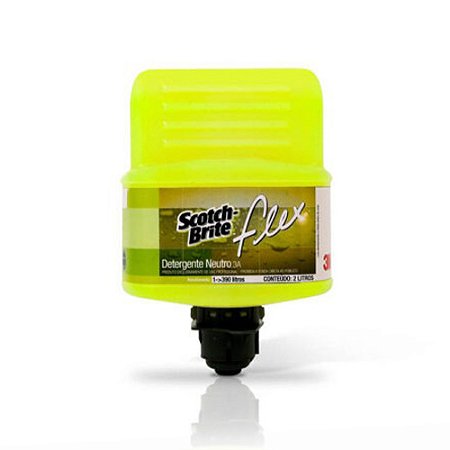 Limpeza Geral Scotch-Brite Flex Detergente Neutro 3A p/ limpeza profissional 2L ref. HB004021752