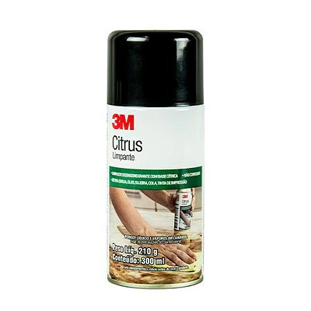 Limpeza Geral 3M Removedor Citrus p/ Adesivos e Sujeiras 210gr ref. HB004744270