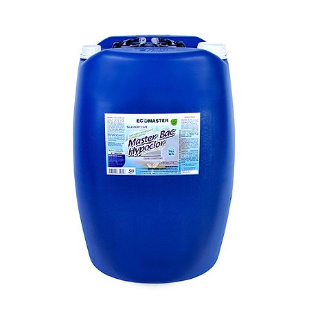 Lavanderia Ecomaster Bac Hypoclor Alvejante Desinfetante p/ remoção e desinfecção de Manchas em Tecidos 50L