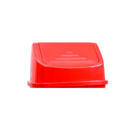 Tampa 50L Vermelha basculante 77,5cm x 41cm x 32,5cm Plasvale ref.757TT
