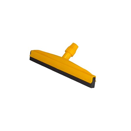 Rodo Plástico Amarelo c/Rosca s/Cabo c/Borracha Preta Dupla 45 cm Tonk Ref 2203070188