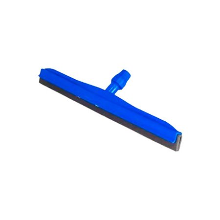 Rodo Plástico Azul c/Rosca s/Cabo c/Borracha Preta Dupla 45 cm Tonk Ref 2203070182