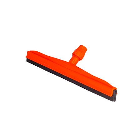 Rodo Plástico Vermelho c/Rosca s/Cabo c/Borracha Preta Dupla 55 cm Tonk Ref 2203070024