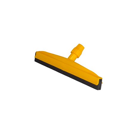 Rodo Plástico Amarelo c/Rosca s/Cabo c/Borracha Preta Dupla 65 cm Tonk Ref 2203070199