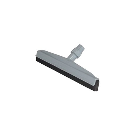 Rodo Plástico Cinza c/Rosca s/Cabo c/Borracha Preta Dupla 65 cm Tonk Ref 2203070200