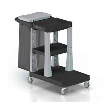 Carro Moover Black BM010N c/ Saco p/ Coleta 124x58x102cm TTS ref. YBM010N0A00
