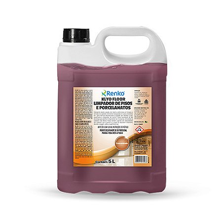 Limpeza Geral Renko Detergente Klyo Floor Limpador de Pisos e Porcelanatos 5L