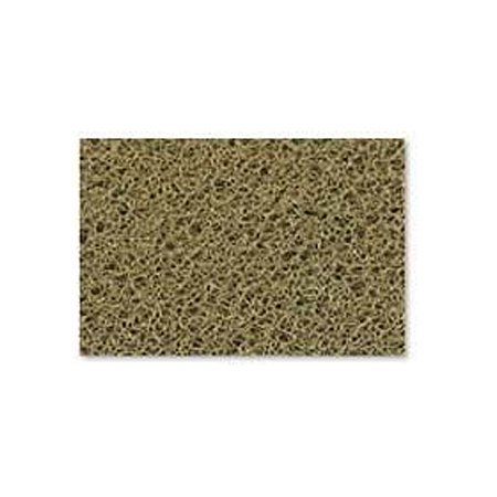 Tapete de vinil bege 120cm x 80cm p/ sujeira sólida e baixo tráfego Practik