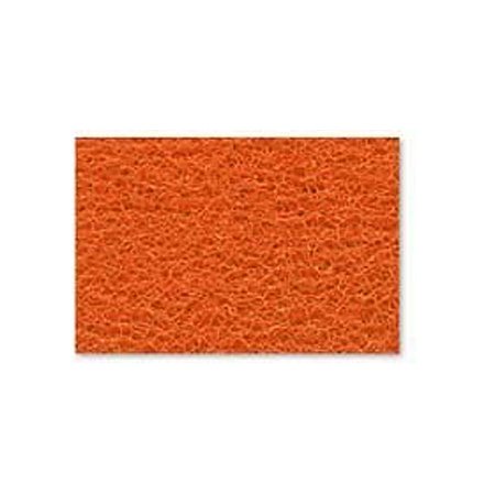 Tapete de vinil Laranja 120cm x 80cm p/ sujeira sólida e baixo tráfego Practik