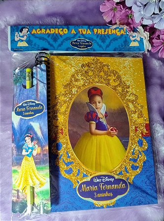 Caderninho Personalizado com lápis