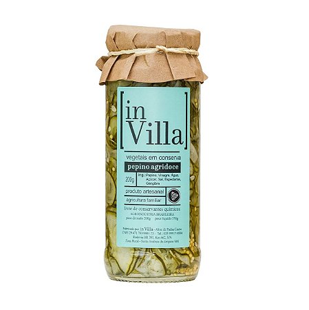 Conserva De Pepino Agridoce 200g