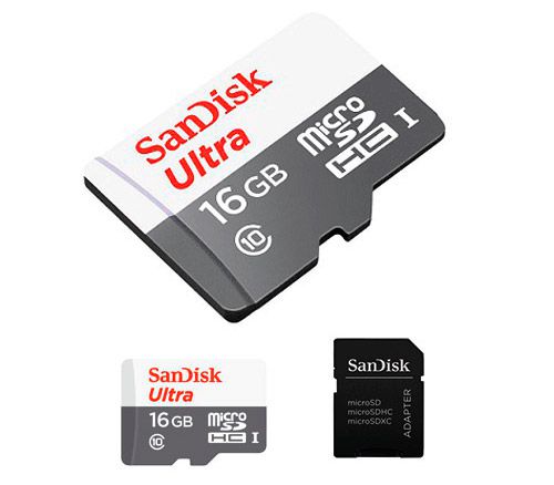 Cartão de memória SanDisk ultra classe 10 16GB