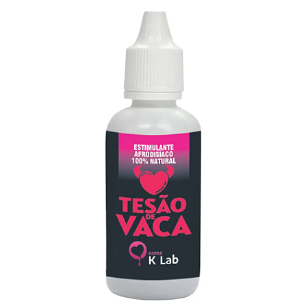 Tesao de Vaca Estimulante Afrodisiaco Natural 20ml K-Lab