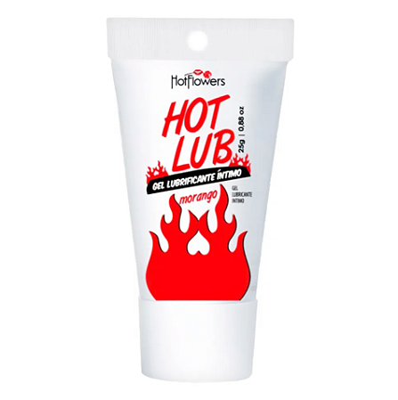 Hot Lub Gel Deslizante Beijavel Morango 25g