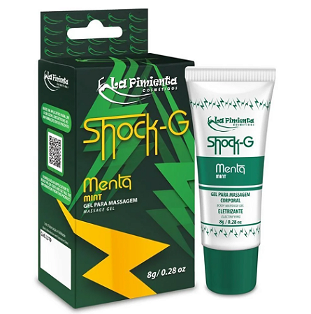 Shock G Vibrador Liquido Excitante 8g Menta