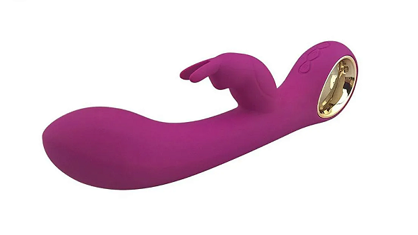 Vibrador Ponto G com Alça Dourada