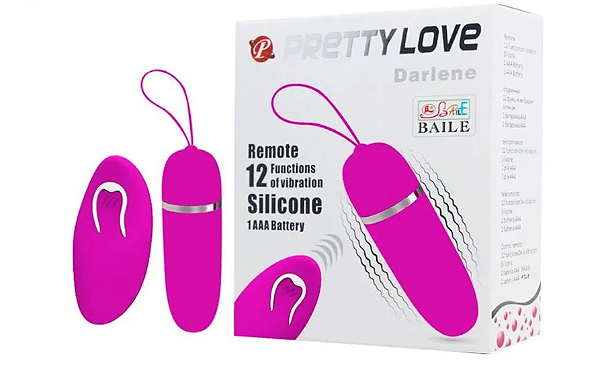 Bullet de Controle Remoto Darlene - 12 Vibrações