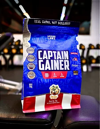O HERÓI DOS FRANGOS - CAPTAIN GAINER 3 KG