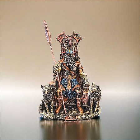 Estatueta Odin Deus da Sabedoria e Guerra
