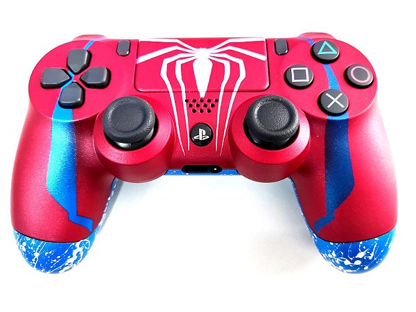 Controle PS4 Dualshock 4: Customizado Spider-man