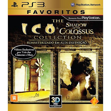 Ico e Shadow of The Colossus Collection Favoritos - PS3 Usado