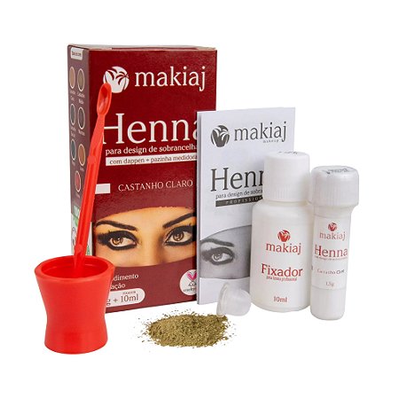 Henna Makiaj Castanho Claro 1,5g