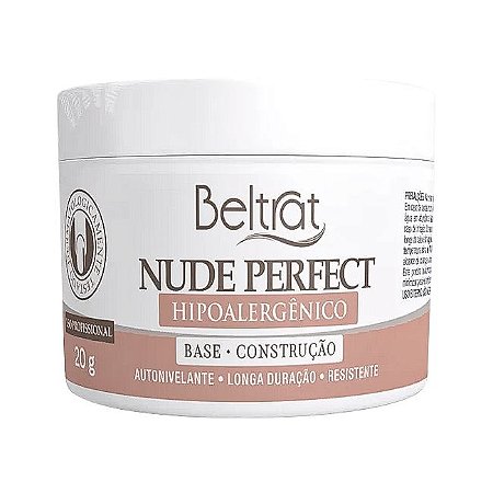 Gel Base Unhas Beltrat Nude Perfect 20g Led/uv Manicure Alongamento Unhas