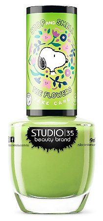 Esmalte Vegano Studio 35 Snoopy Smell The Flowers Coleção Snoopy II 9ml - 6 Unidades