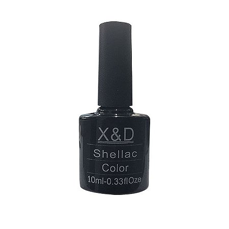 Esmalte em Gel X&d Led Uv Preto Unha 10ml