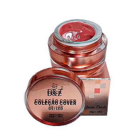 Gel Coleção Luxo Uv/Led Cover Peach 30 ml