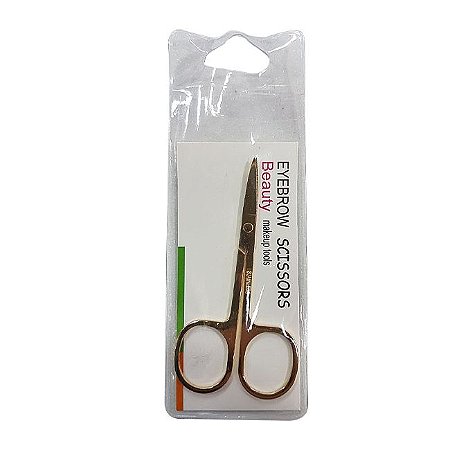Tesoura para Sobrancelhas Eyebrow Scissors - 3 Unidades