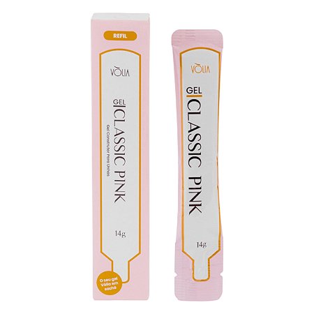 Volia Gel Classic Pink – Sachê 14g
