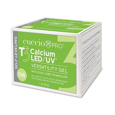 Gel Para Unha - Cuccio Pro T3 Calcium Led/Uv Versatility Thin 28g ( Consulte Disponibilidade de Estoque )
