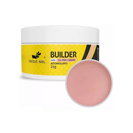 Gel para Unhas - Unique Nail Hard Gel Pink ( Consulte Disponibilidade de Estoque )