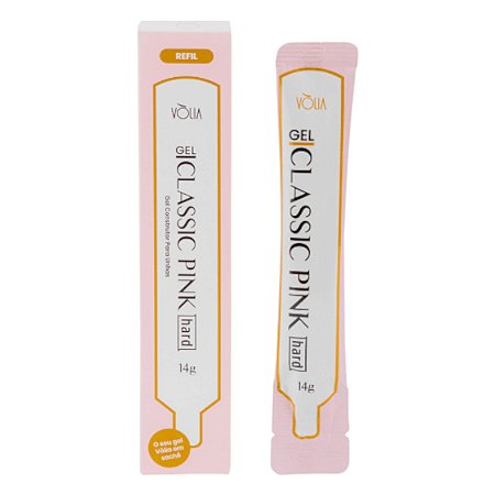 Volia Gel Classic Pink Hard – Sachê 14g