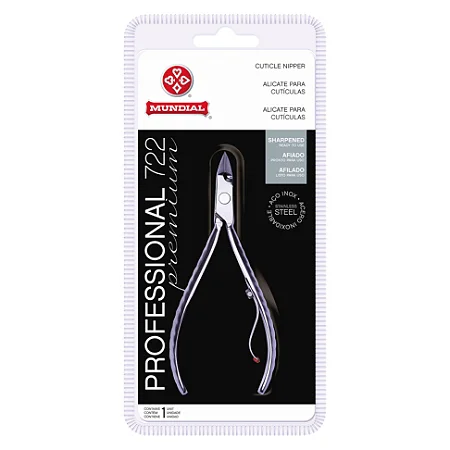 Alicate de Cutícula 722 Professional Aço Inox Mundial